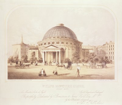 Il globo mostruoso di Wyld, c.1851 da English School